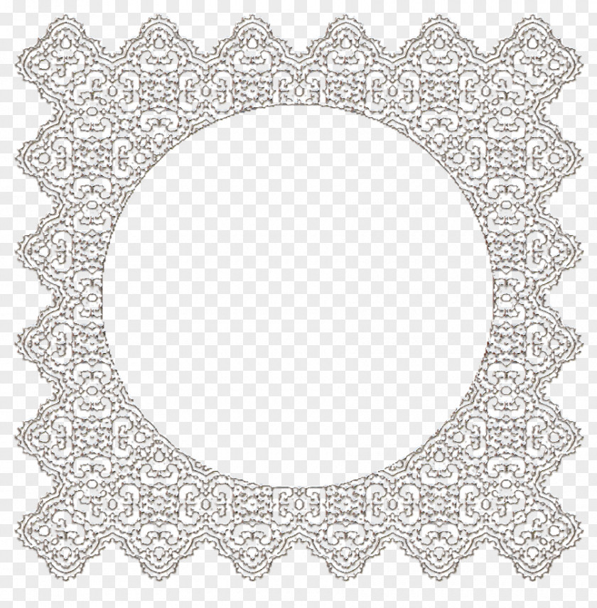 Lace Frame Doily Picture Frames Pattern PNG