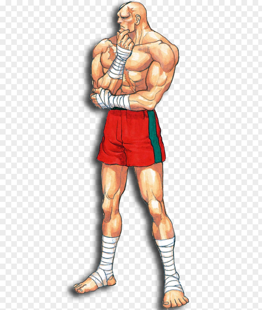 Sagat Street Fighter II: The World Warrior Alpha 2 Guile PNG
