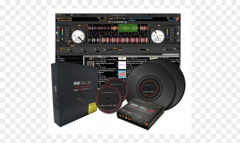 Scratch Live Serato Audio Research Disc Jockey Rane Corporation PNG