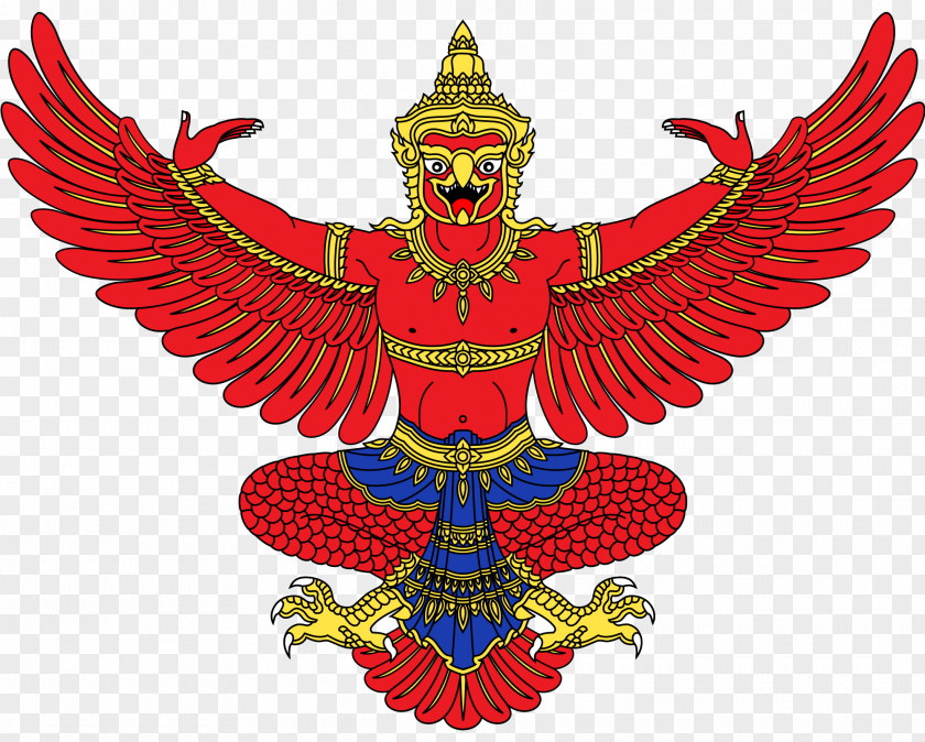 Thailand Emblem Of Symbol Garuda Flag PNG