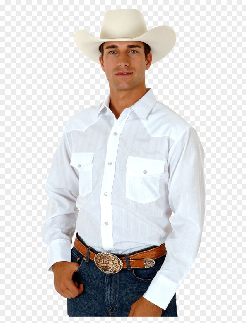 WESTERN DRESS Dress Shirt T-shirt Cowboy Sleeve PNG