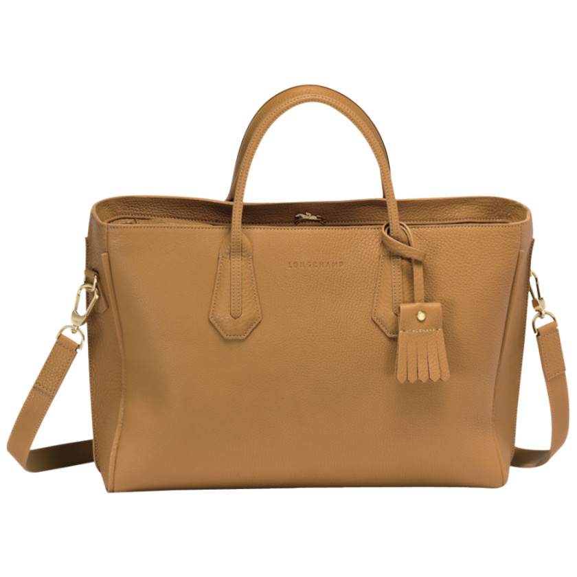 Beige Handbag Longchamp Briefcase Zipper PNG