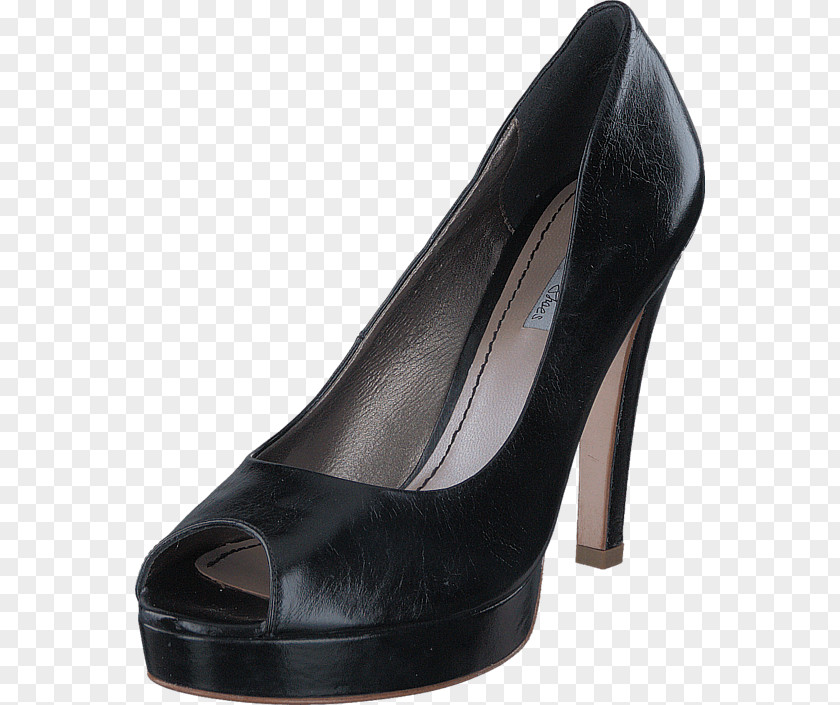 C. & J. Clark Court Shoe High-heeled Peep-toe PNG