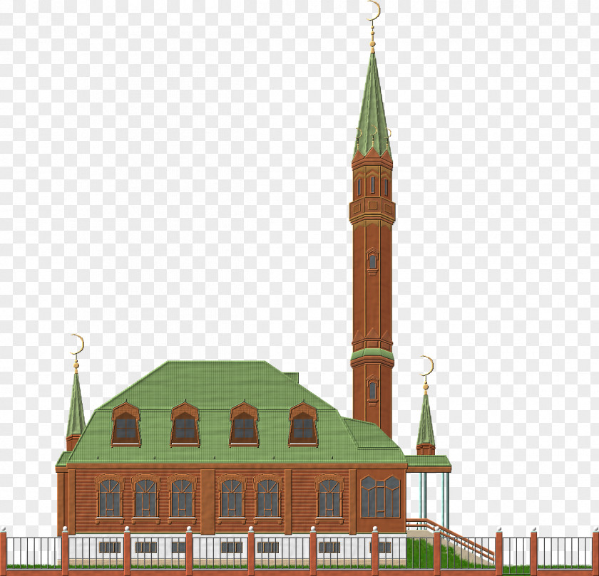 Contemporary Russian Architecture Kul Sharif Mosque Wooden Minaret Islam PNG