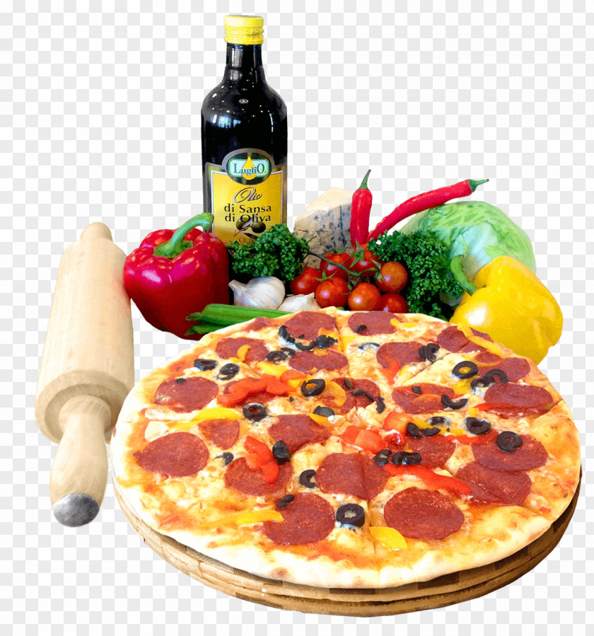 Pizza Sicilian California-style Vegetarian Cuisine PNG