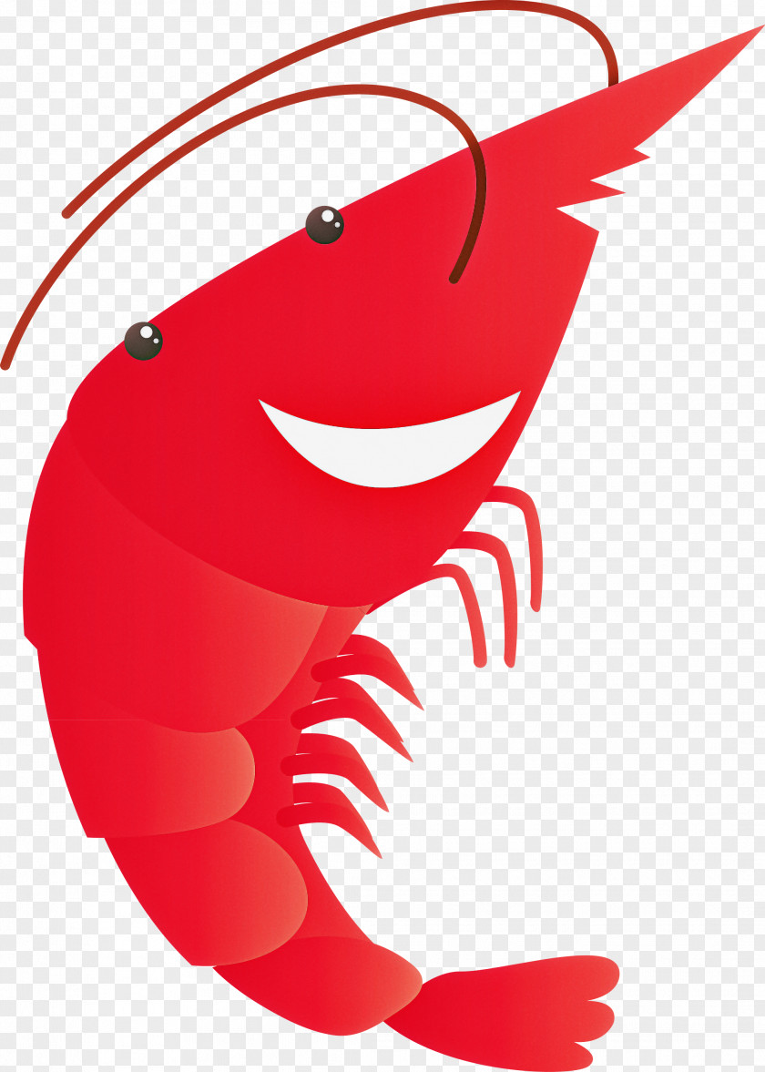 Red Cartoon Mouth Lip Lobster PNG
