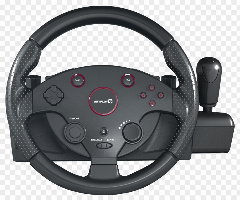 Steering Wheel PlayStation 3 Racing Video Game PNG