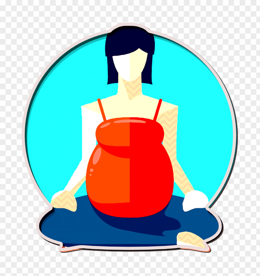 Yoga Icon Pregnancy PNG