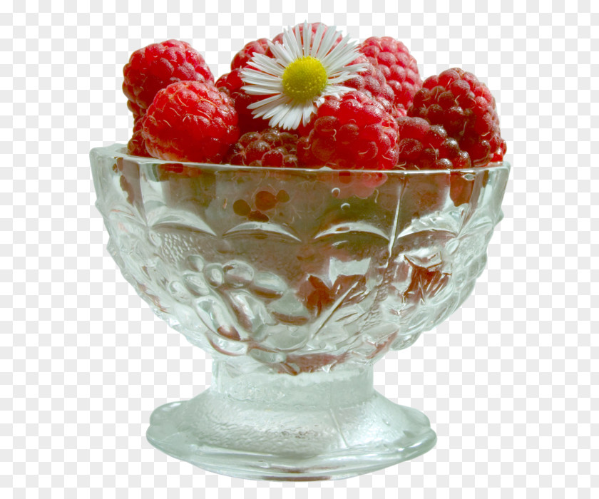 Cup Raspberries Red Raspberry Auglis PNG