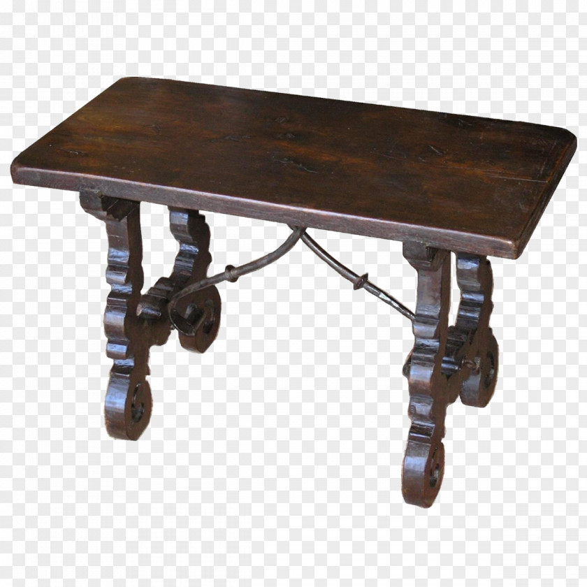 Antique Table Bedside Tables Coffee Furniture Trestle PNG
