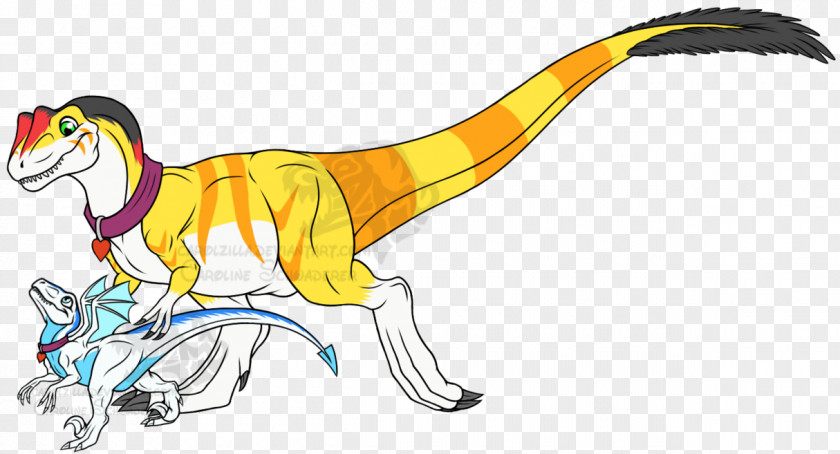 Cartoon Allosaurus Work Of Art Velociraptor Furry Fandom Clip PNG