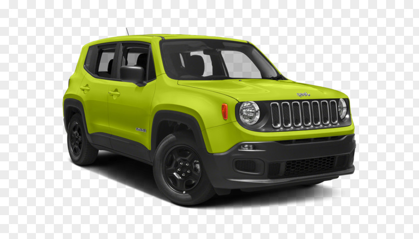 Compact Sport Utility Vehicle 2018 Jeep Renegade Latitude 2.4L Automatic 4WD SUV Dodge Chrysler PNG