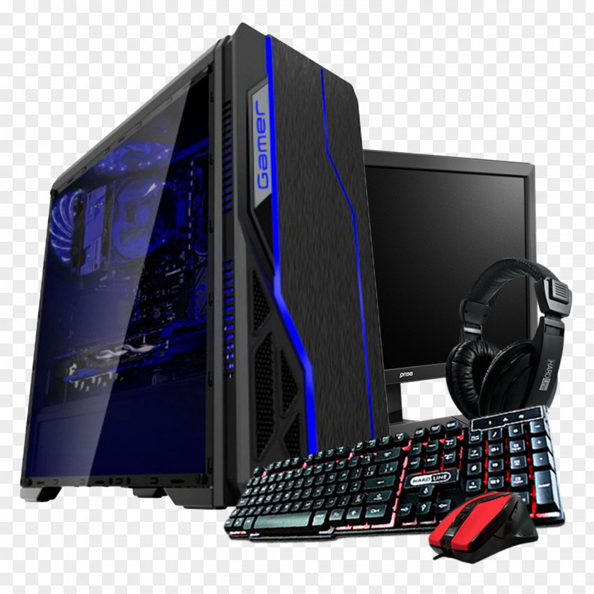 Pc Gamer Computer Cases & Housings Gabinete Bluecase BG-009 ATX Bg 024 Sem Fonte PNG