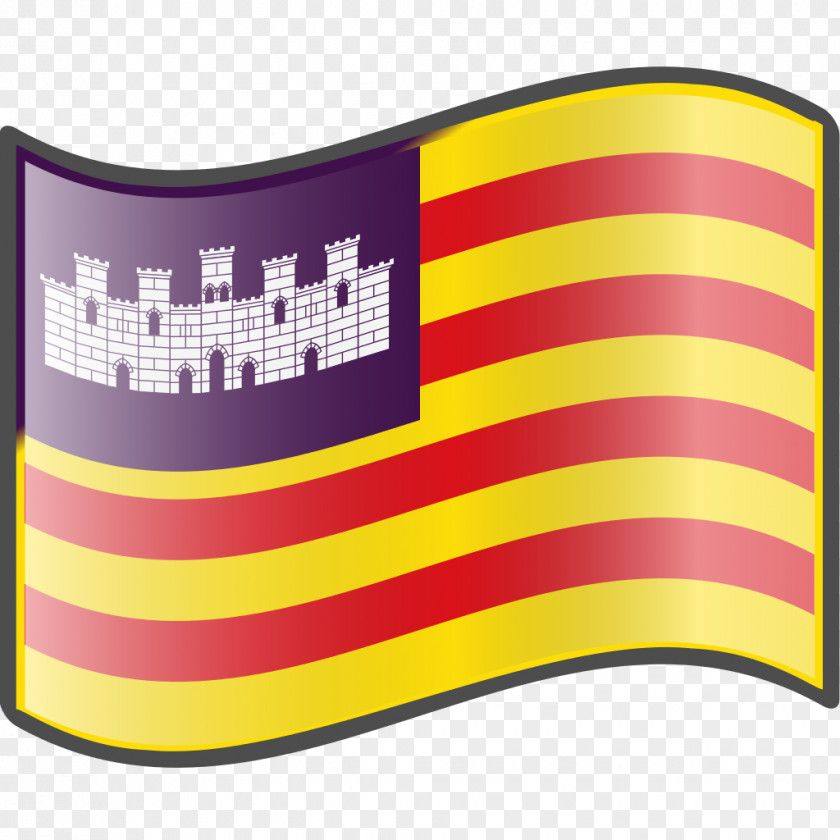 The Balearic Islands Day Flag Of Logo Text PNG