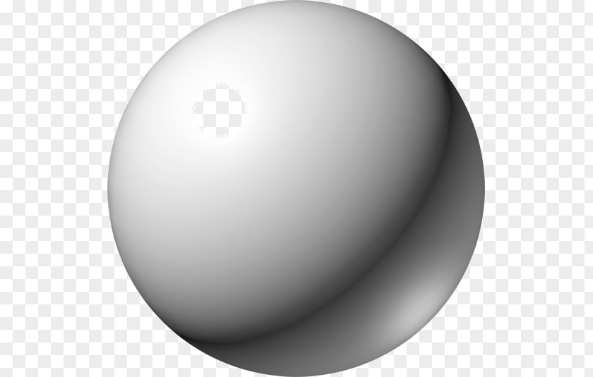 3D Solid Geometry Gypsum Brush Sphere Grey Black And White Ball PNG