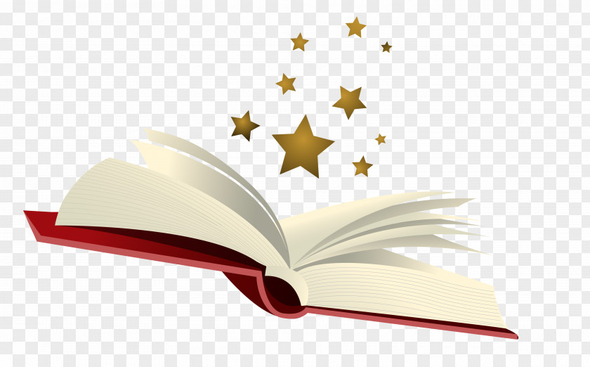 Book Stars Magic Clip Art PNG