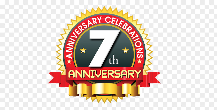 Celebrating 3 Years Wedding Anniversary Logo Party PNG