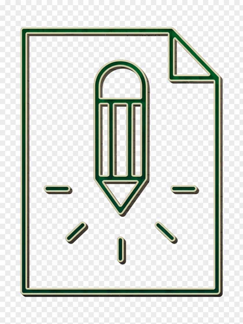 Pencil Icon Creative Page PNG