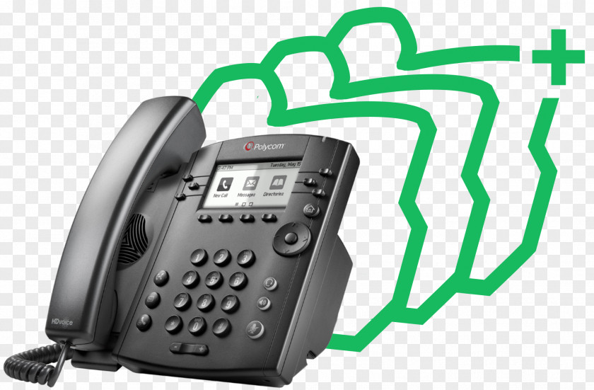 Year In The Huge Benefit VoIP Phone Polycom VVX 300 Telephone Voice Over IP PNG