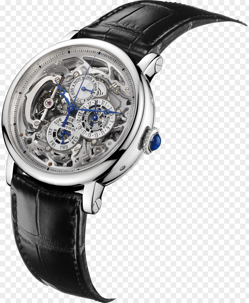 Clock Complication Cartier Power Reserve Indicator Watch Strap PNG