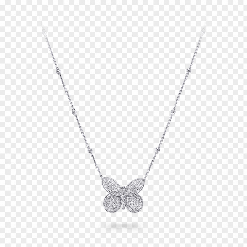 Diamond Butterfly Locket Necklace Earring Graff Diamonds Charms & Pendants PNG