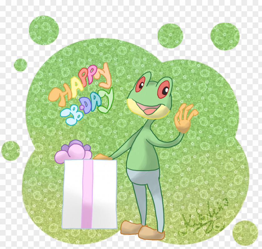 Amphibian Cartoon Green Character PNG