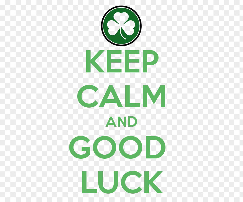 Keep Calm Good Luck Charm Test Quotation Signage PNG