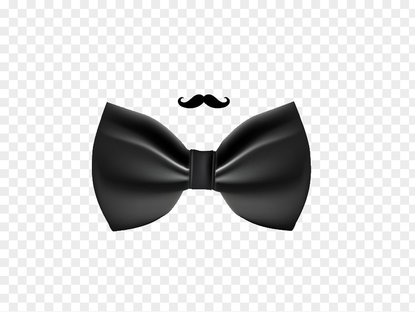 Black Tie Bow T-shirt Necktie PNG