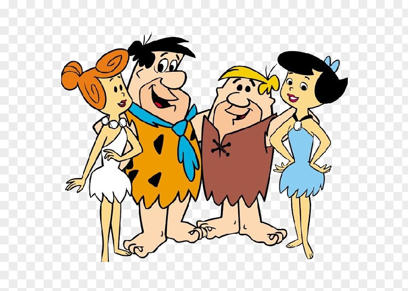 Clan Home Fred Flintstone Pebbles Flinstone Wilma Barney Rubble Betty PNG
