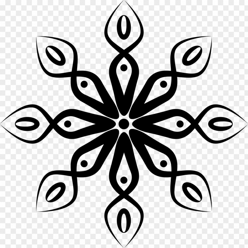 Flower Calligraphy Ornament Floral Symmetry Pattern PNG