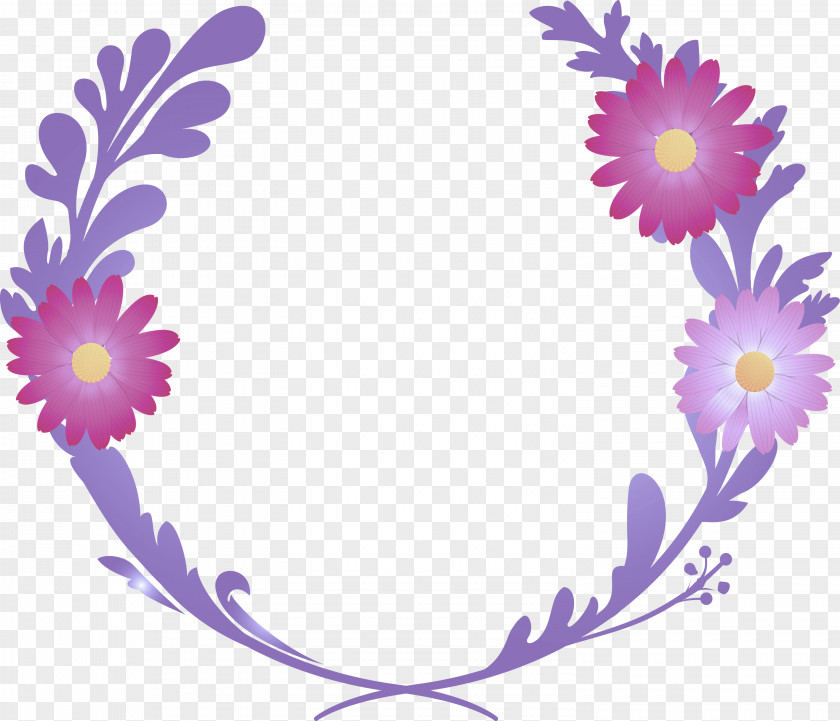 Spring Frame Decoration PNG