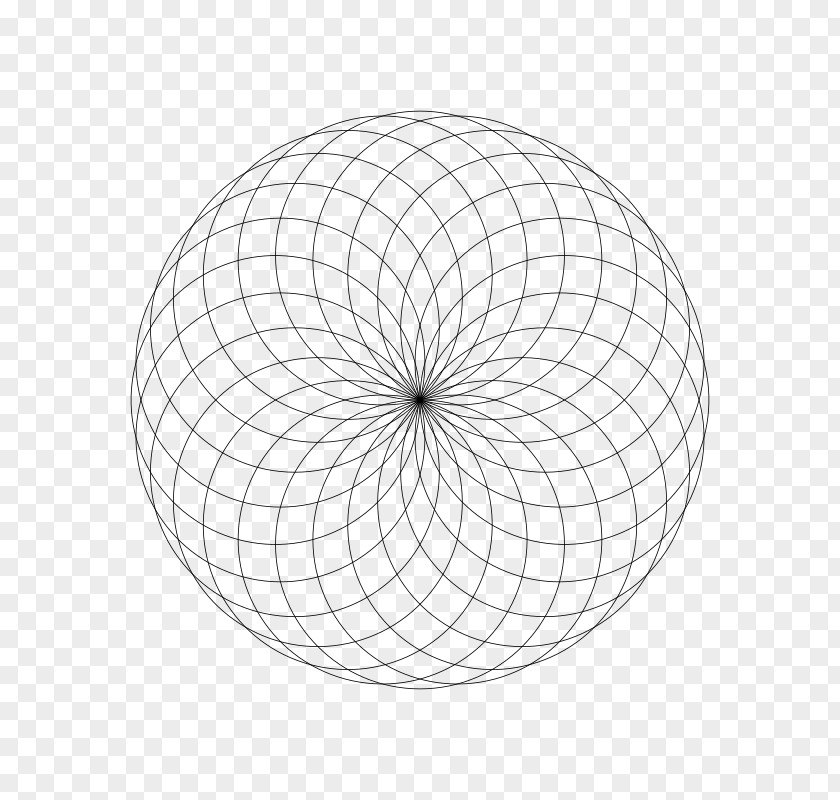Connect The Dots Sacred Geometry Nelumbo Nucifera Spiral PNG