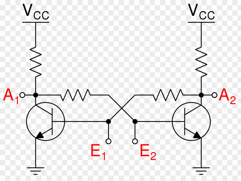 Flop Letter K Flip-flop Bipolar Junction Transistor Electronic Circuit Electronics PNG