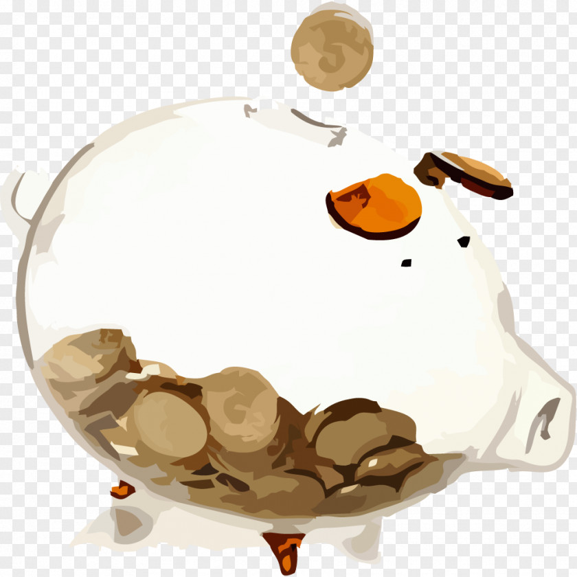 Piggy Bank Coin PNG