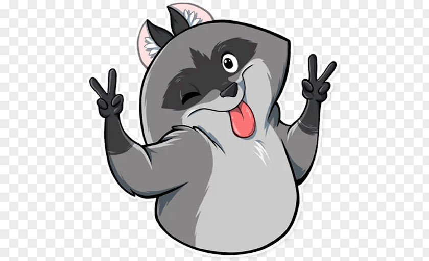 енот Sticker Raccoons Telegram Decal PNG