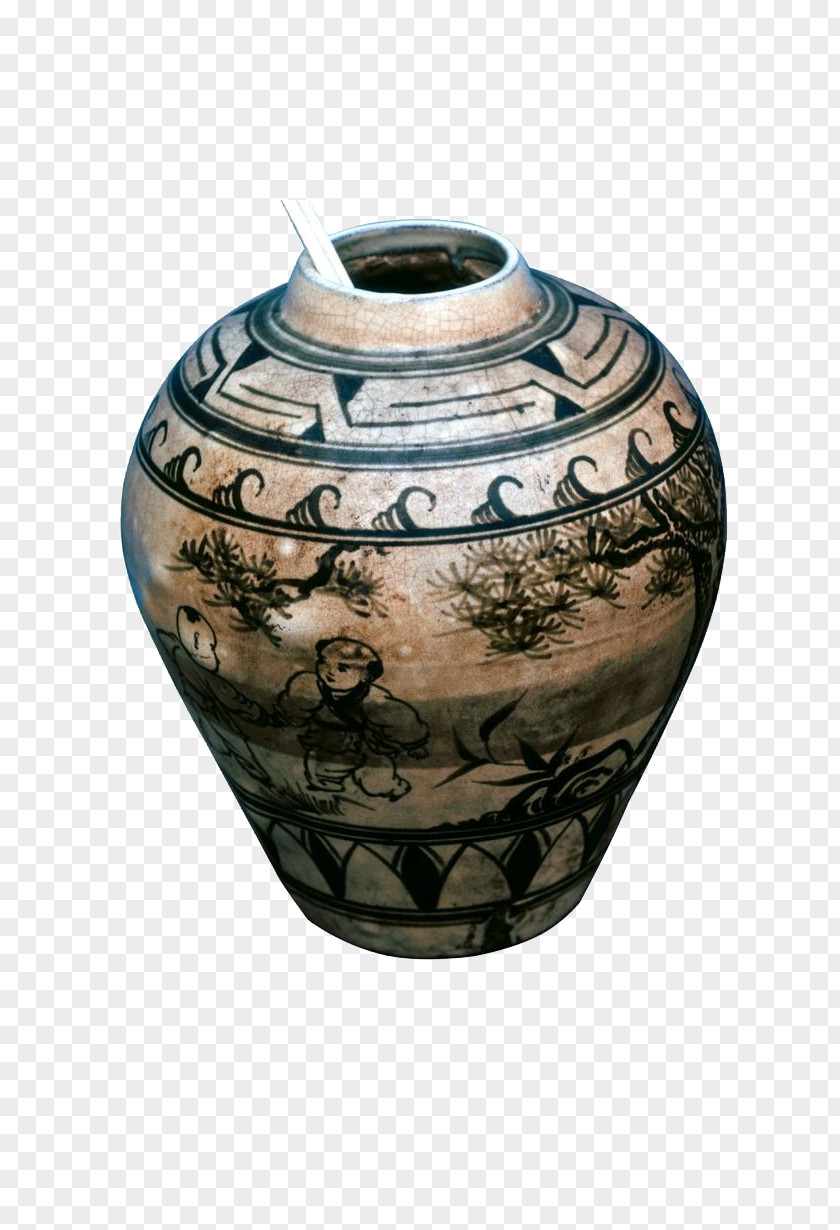 Ancient Porcelain Pot Container U53e4u74f7u5668 Ceramic Jar PNG