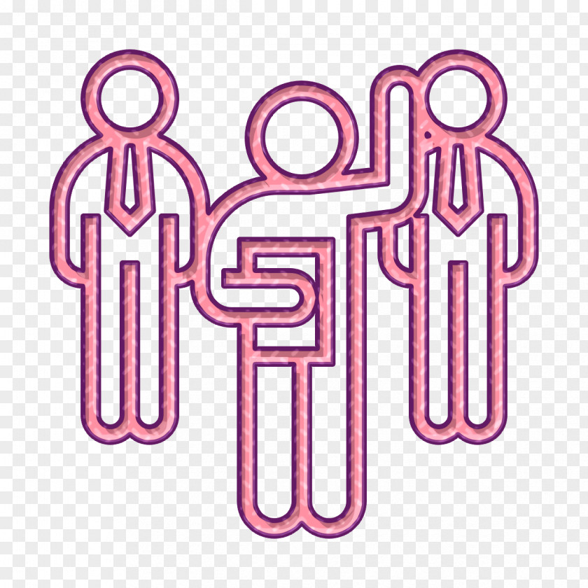 Business Strategy Icon Corporate Teamwork PNG