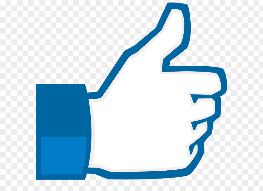 Facebook Like Button Thumb Signal Clip Art PNG