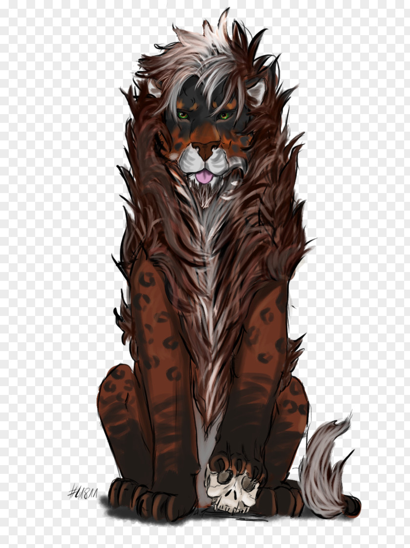 Lion Tiger Fur Legendary Creature PNG