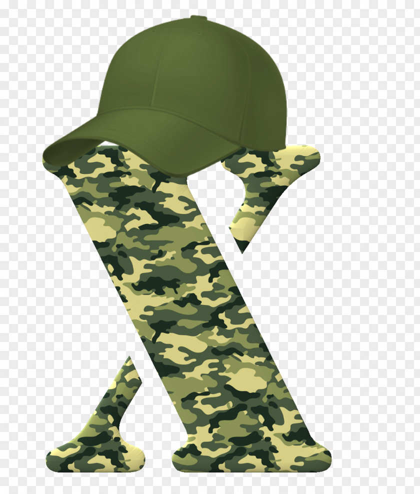 Military Camouflage Alphabet Letter PNG