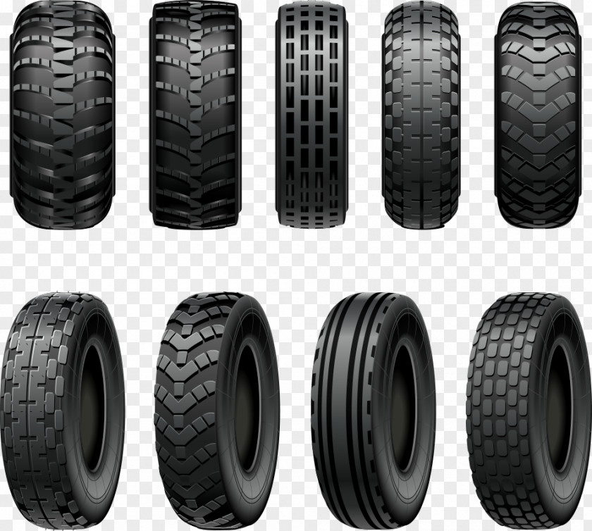 Vector Tires Car Tire Forklift Truck Tread PNG