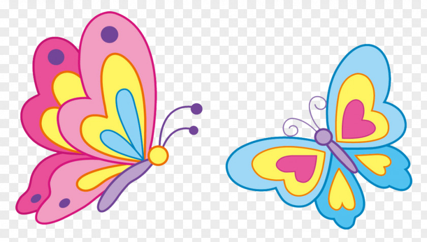 Butterfly Cartoon Drawing Image Vector Graphics Painting PNG