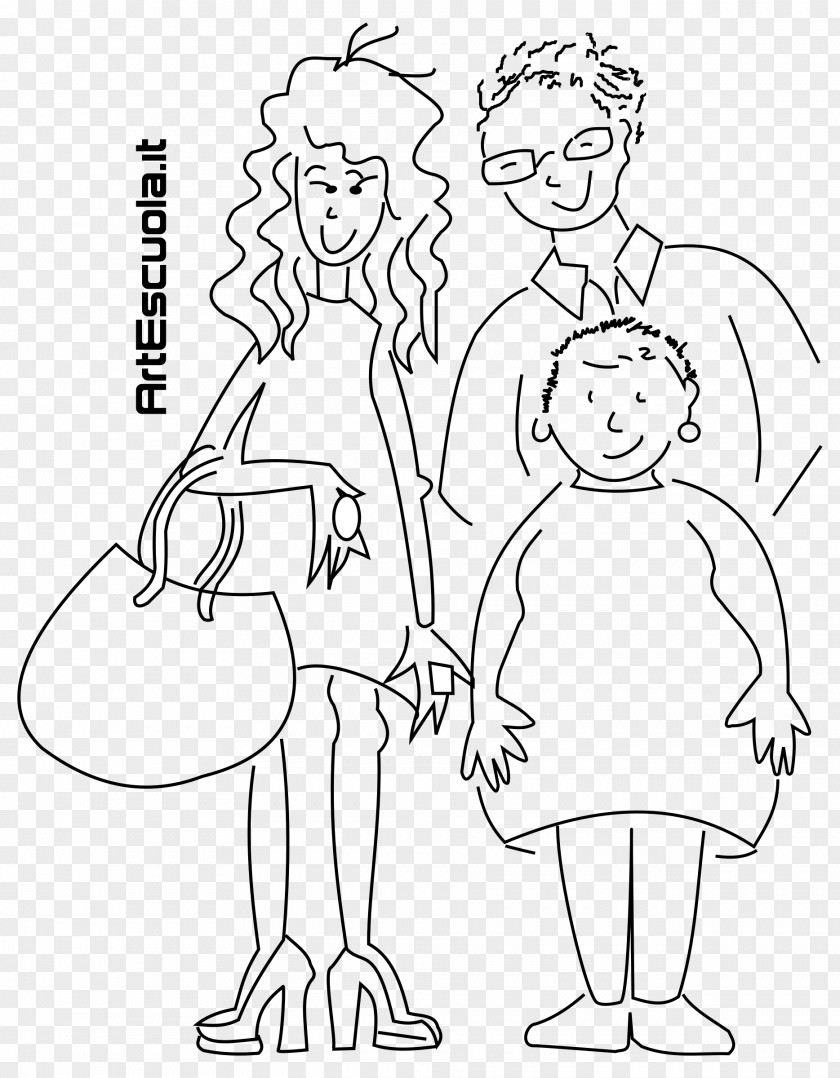 My Family Drawing Thumb Illustration Human Clip Art PNG