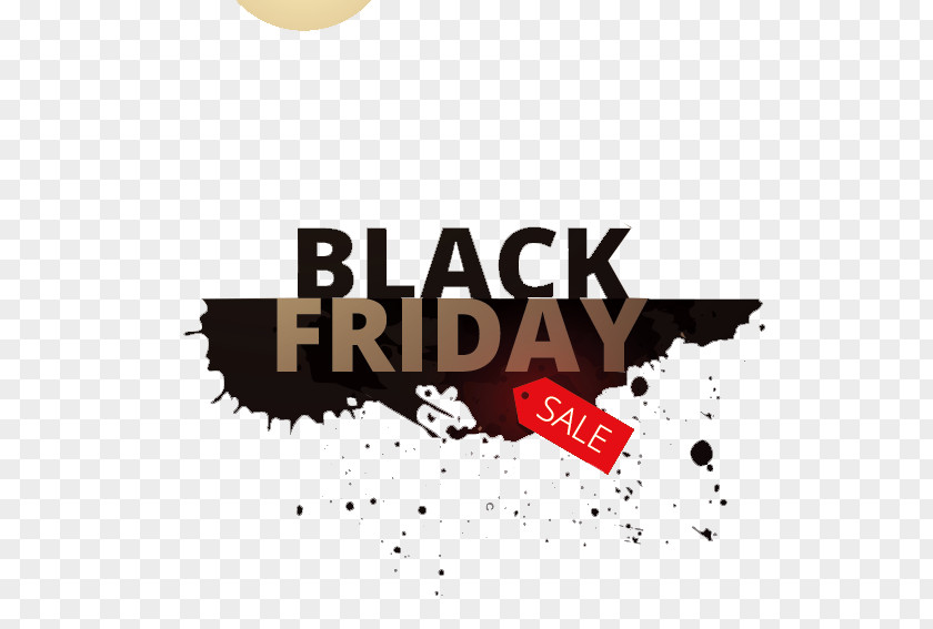 Black Friday WordArt Sales Gift PNG