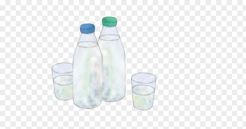 Goat Eat Water Bottles Glass Bottle Plastic PNG