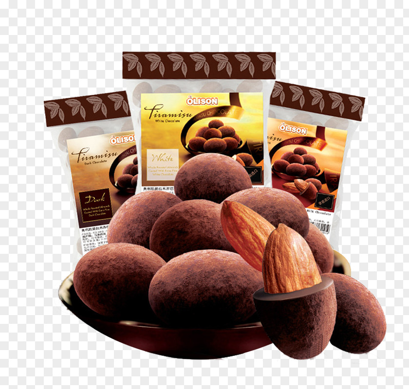 Mellow Almond Chocolate Truffle Praline Nut PNG