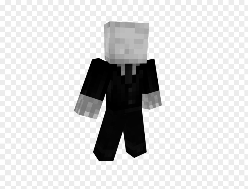 Minecraft Slenderman Paper Model Creepypasta PNG