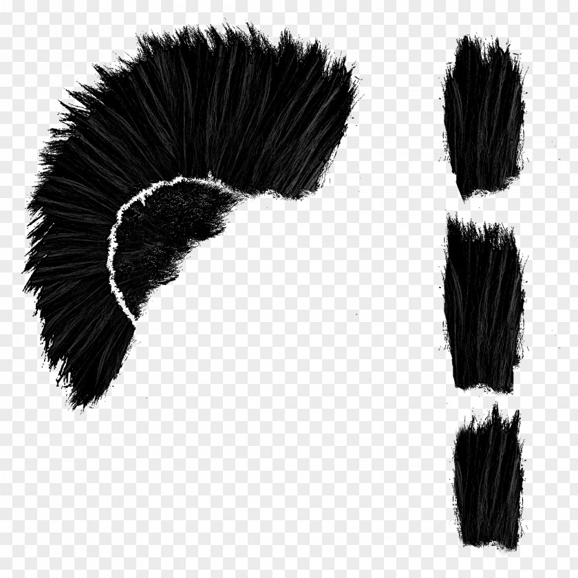 Mohawk Brush Black M PNG