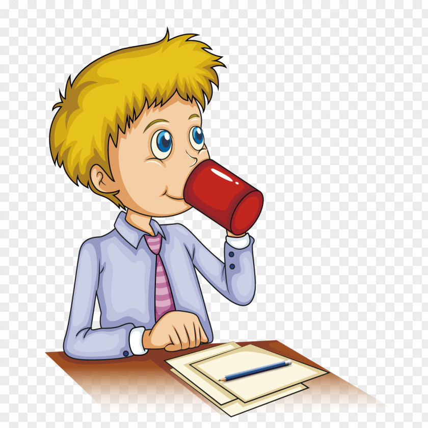 Vector Coffee Drawing Child Clip Art PNG