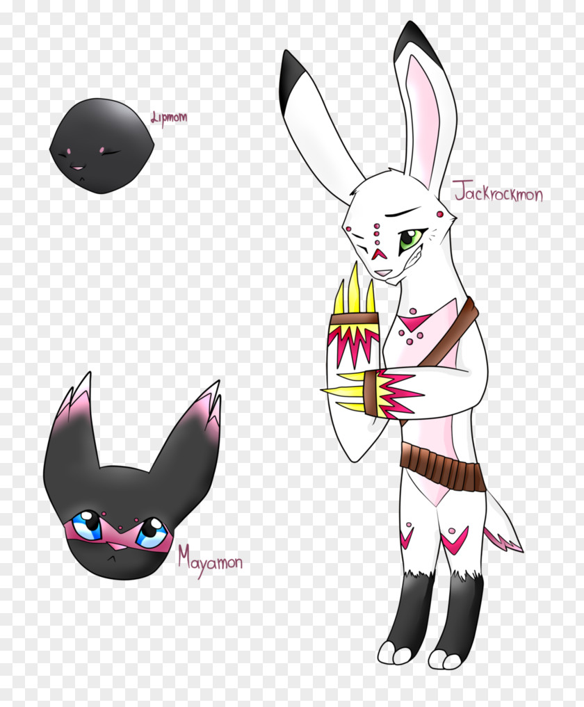 Digimon Hare Easter Bunny Rabbit Pet Art PNG